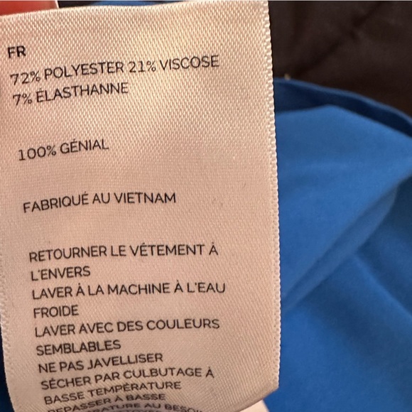 Figs Women’s Size M  Catrina One Pocket Blue Scrub Top (z) - Picture 4 of 11